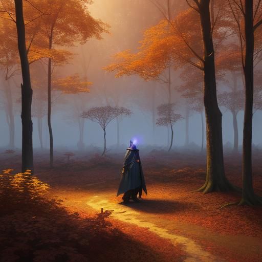 Magical Forest Concept Art in Stalenhag Style