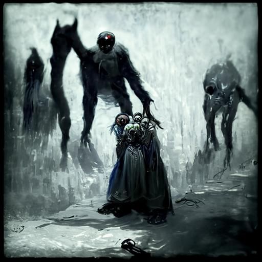Night Horrors in Dark Fantasy Style