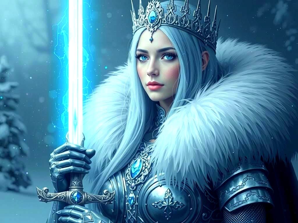 Ice princess warrior