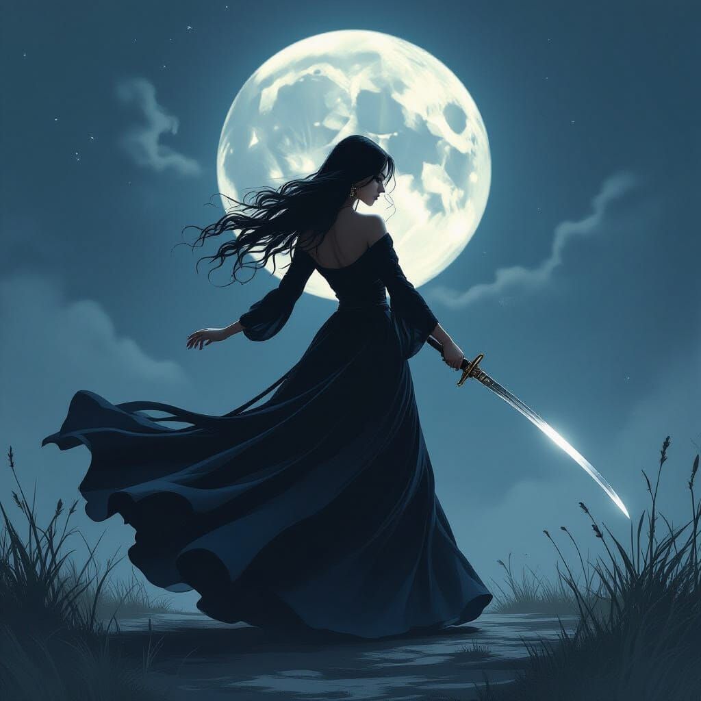 Mystifying Sabre Dance Under the Moon