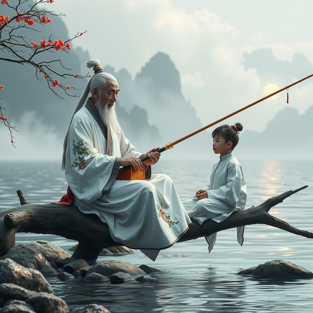 Wisdom ( fishing with grandpa) 2