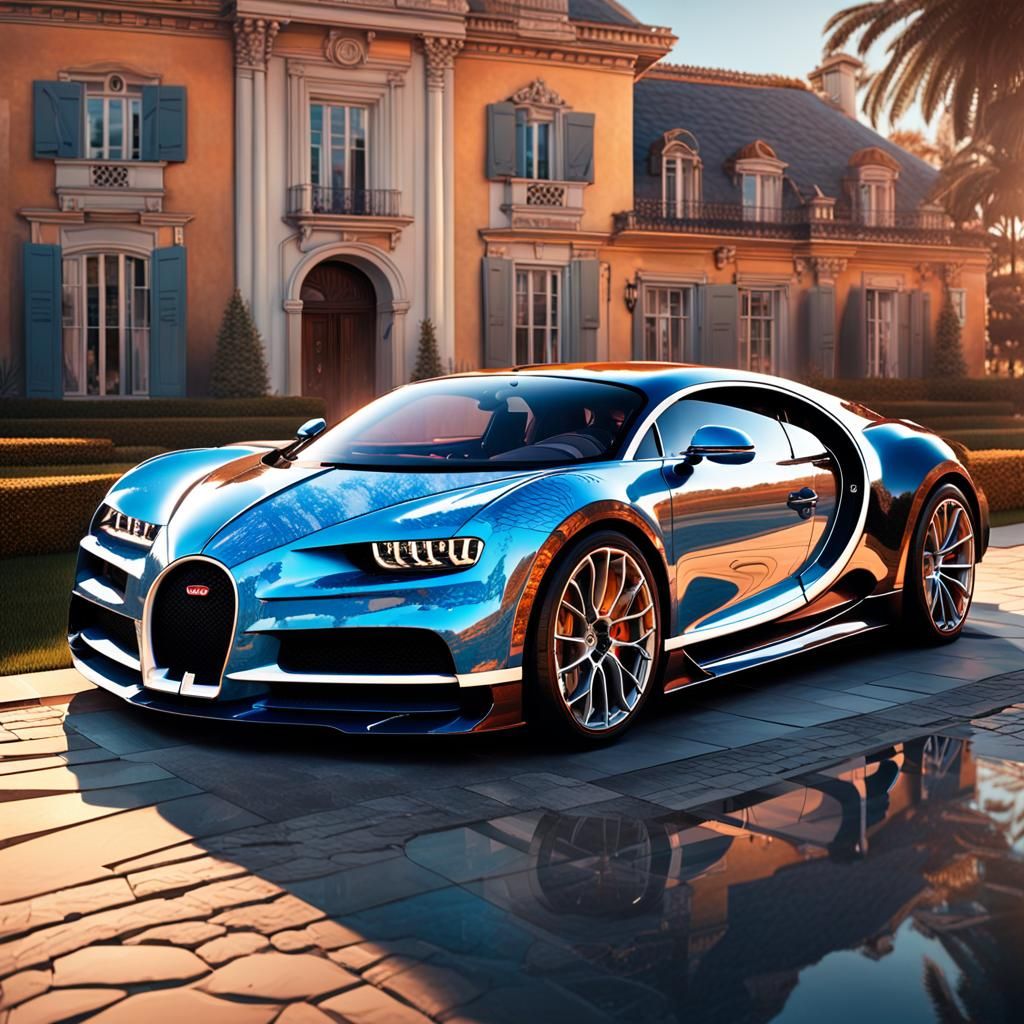 Bugatti Chiron Super Sport: Hyperrealistic Concept Art