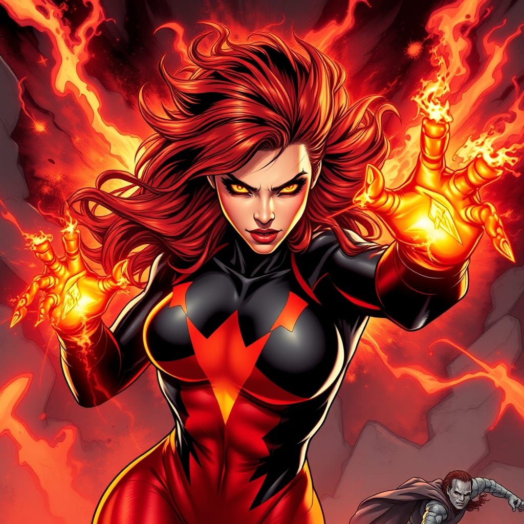 Dark Phoenix Unleashes Telekinetic Fury Amidst Apocalyptic F...
