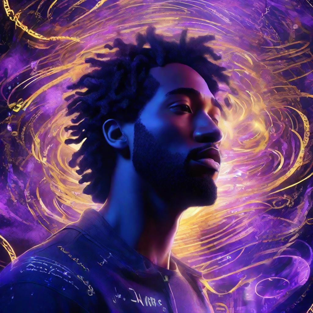 Surreal Word Vortex Concept Art in Fantasy Style