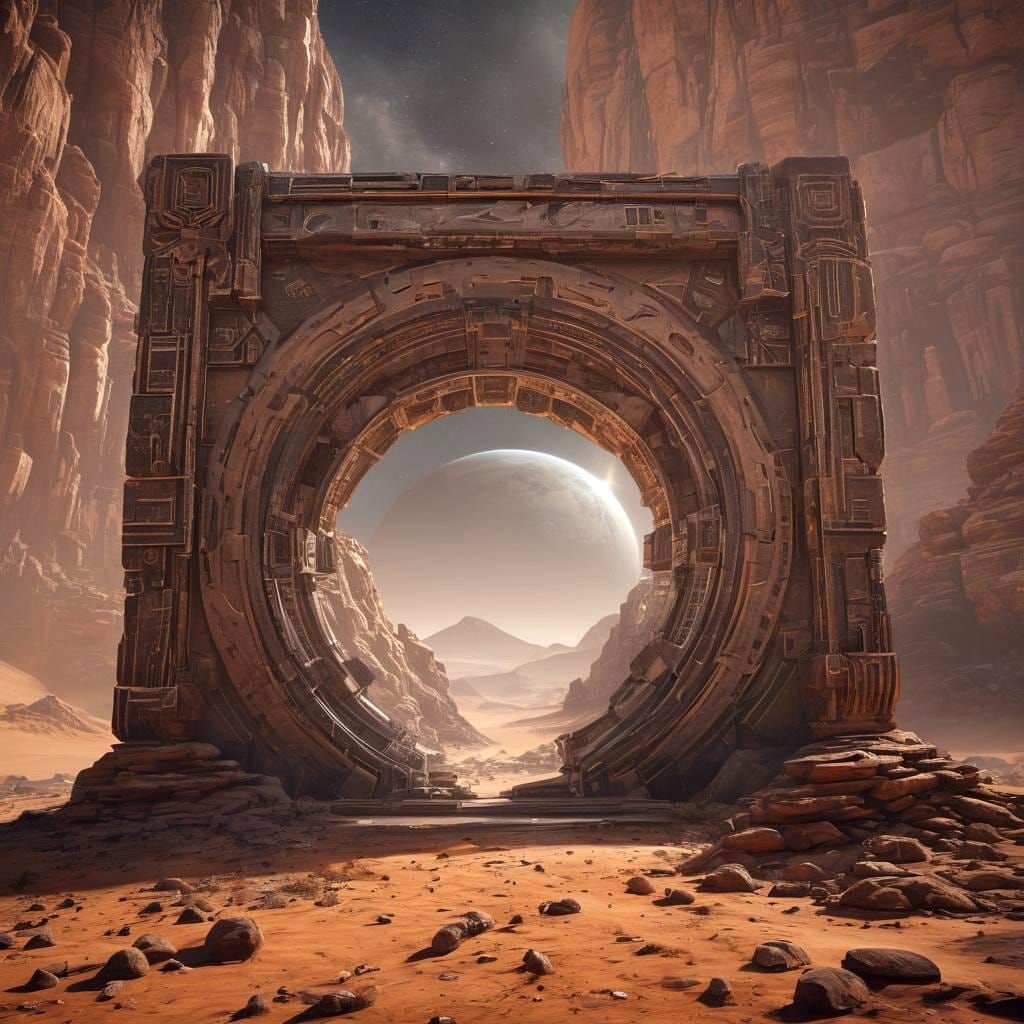 Desert Portal: Epic 3D Game Cinematic