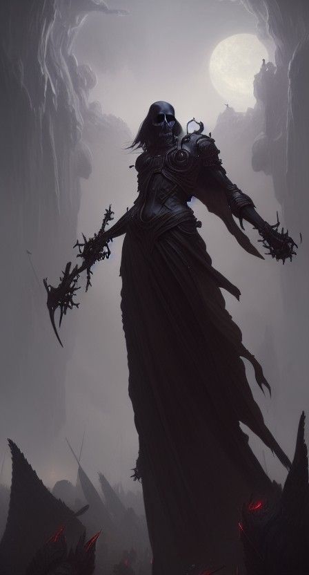 Hyperrealistic Thanatos Concept Art in 4K Resolution