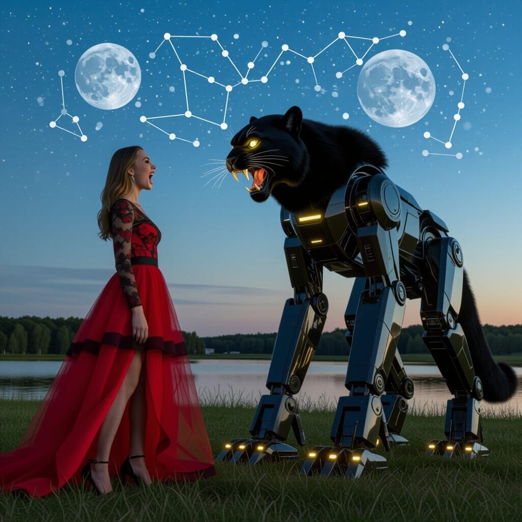 Mechanical Puma Ready to Pounce