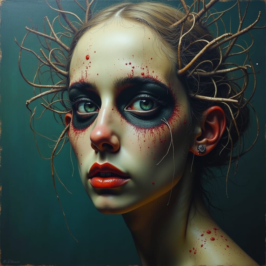 Eerie Portrait: The Lonely Void of Avoidance