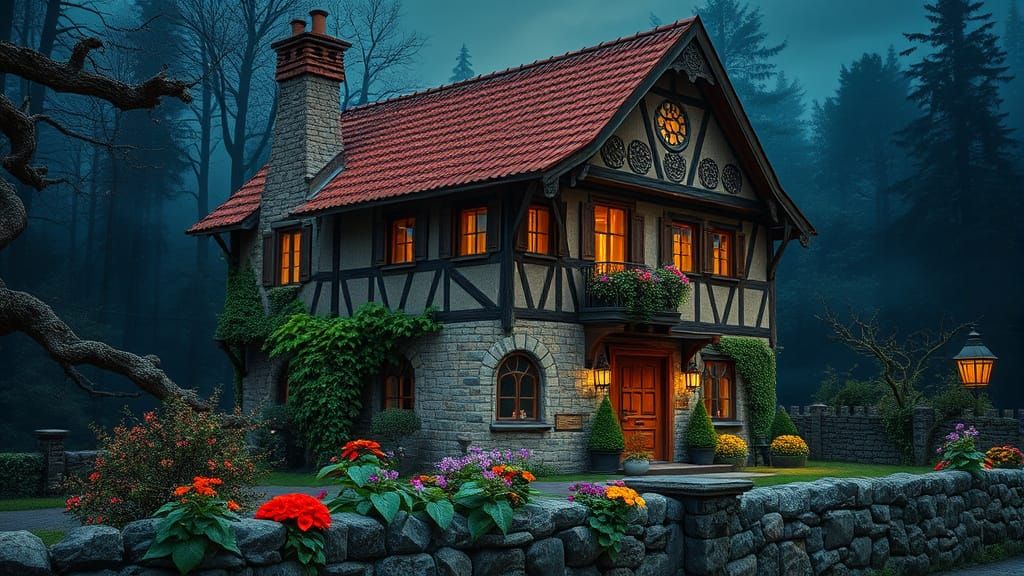 Medieval Fantasy World with Hyperrealistic Hyperreality