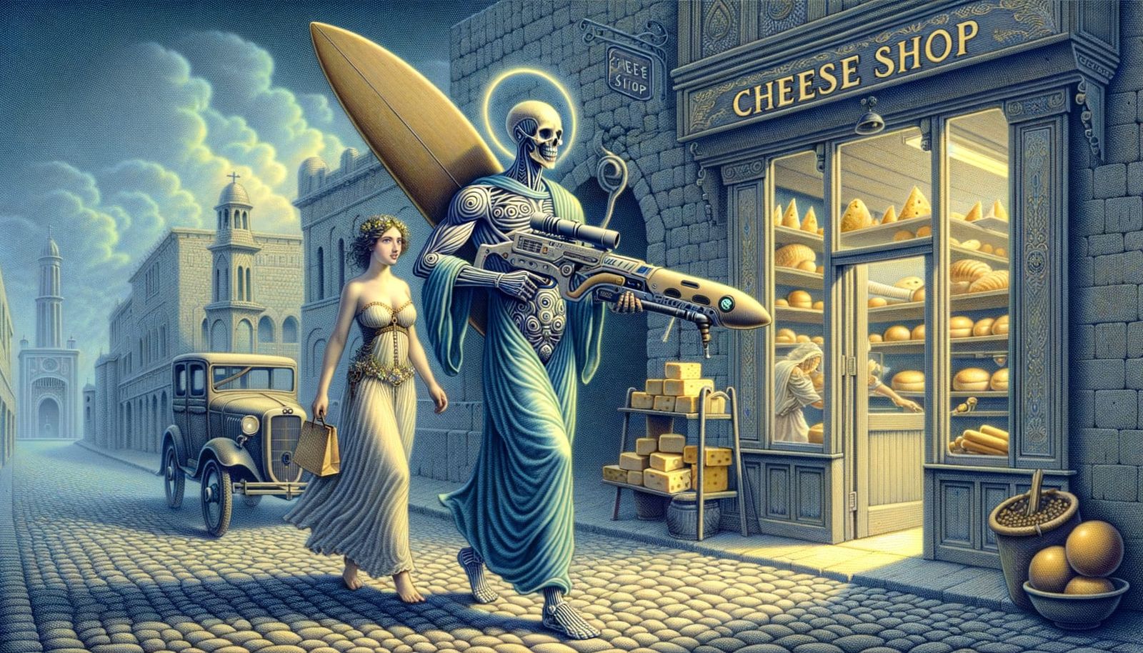 Surreal Jesus Embarks on a Sacred Surfing Quest with Enchant...