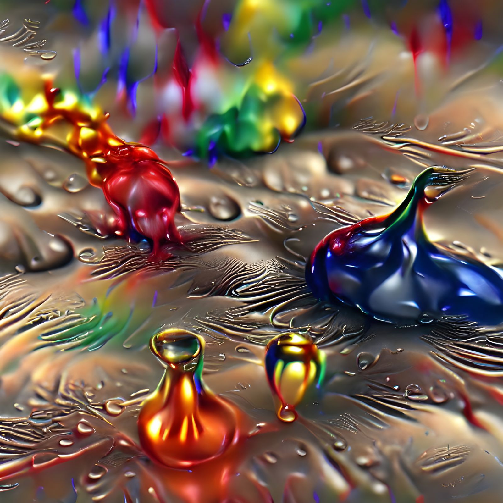 Drops of Paint