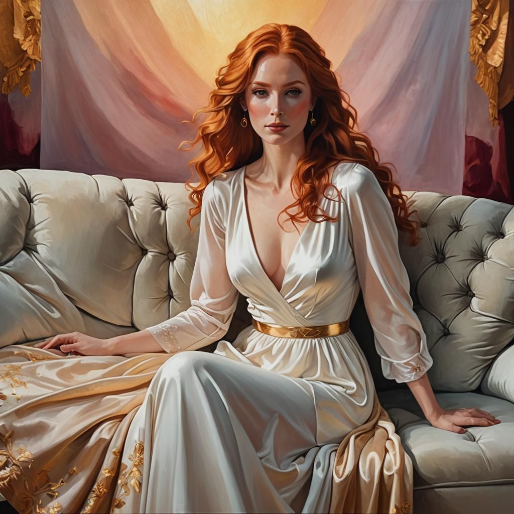 Jealous Woman in the style of Olivia de Bernardis