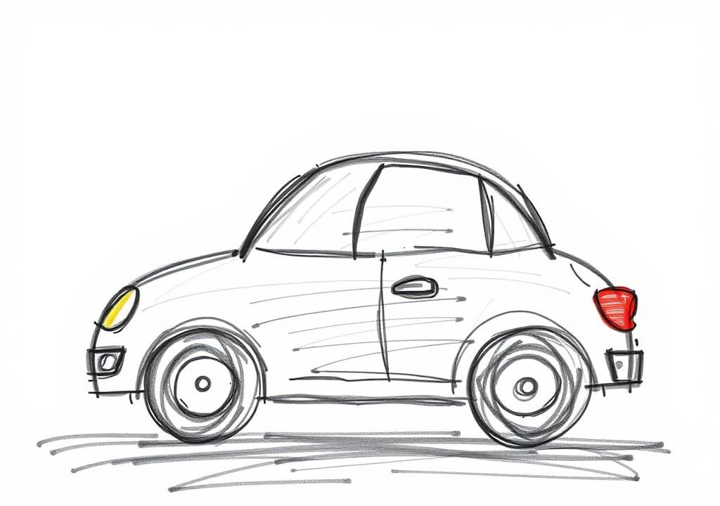 "Poorly Drawn" Car