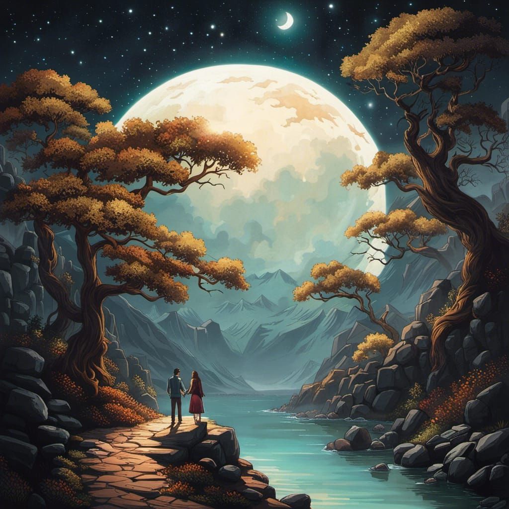 Night's Thousand Eyes: An AI Generated Poem