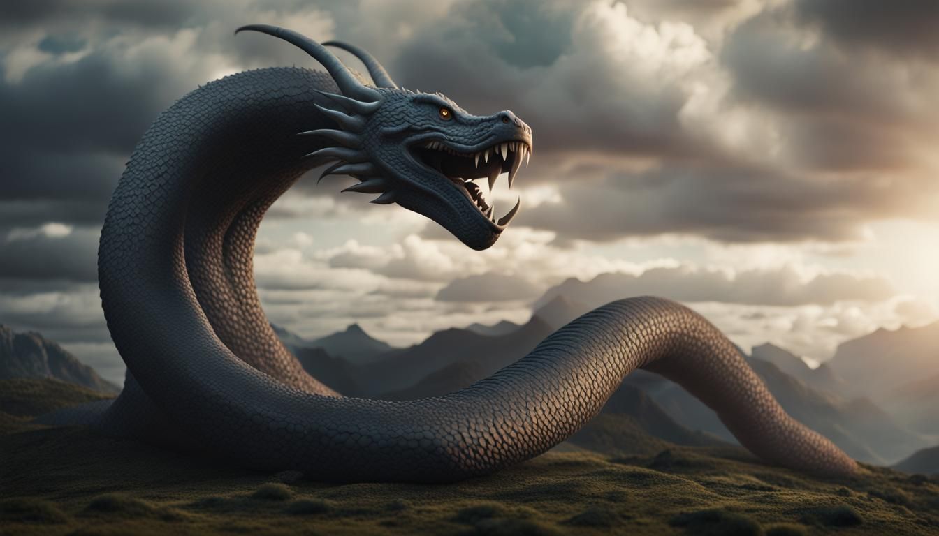 Claymation Fafnir: Norse Mythology Serpent in CGI