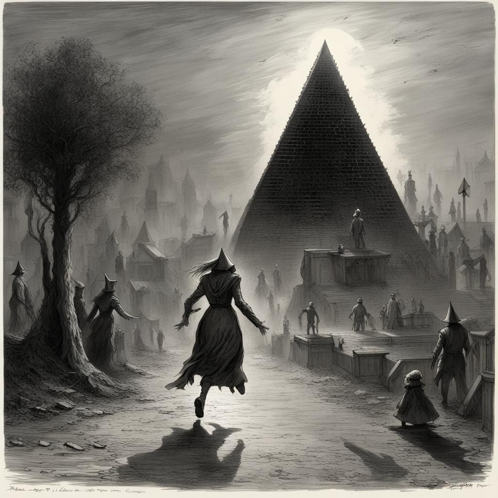 Heather Mason Escapes Pyramid Head: Horror Art