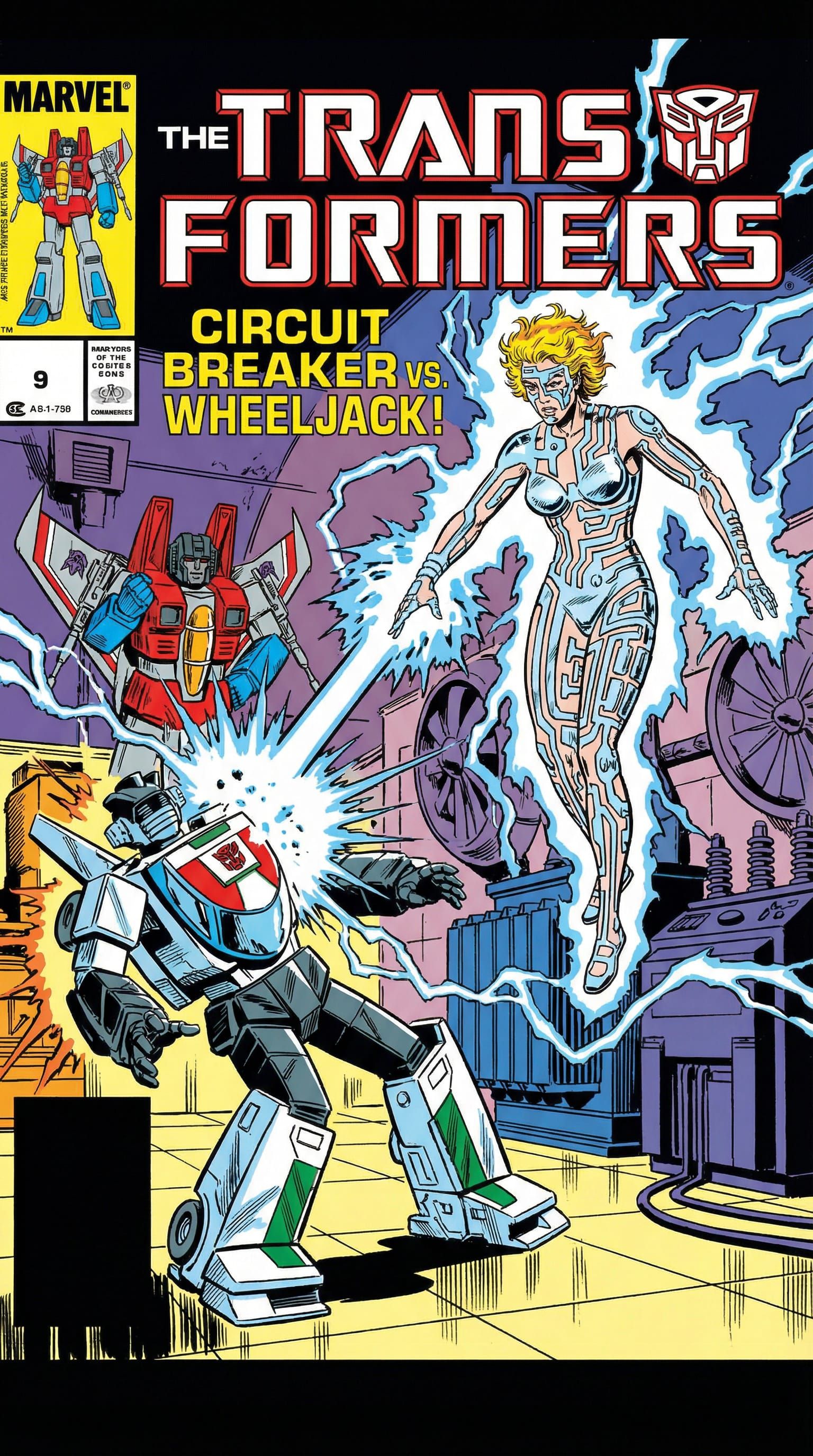 Transformers Comic Cover: Circuit Breaker vs Wheeljack in 80...