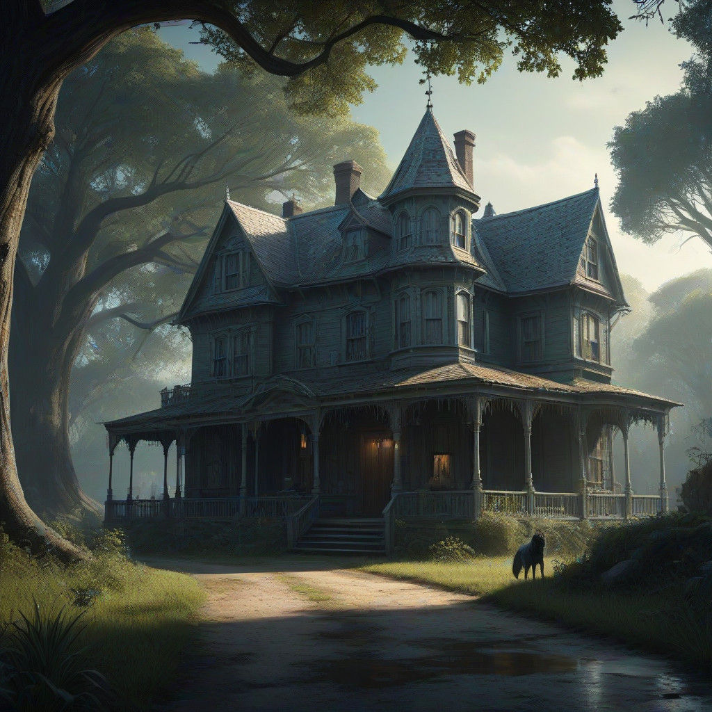 Ethereal Southern Gothic Landscape in Splendid Color
