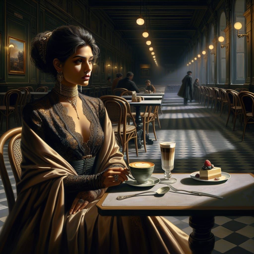 beautiful elegant woman