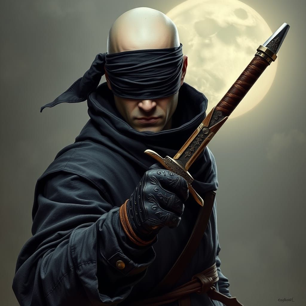 Dark Future Ninja in Stealth Attire
