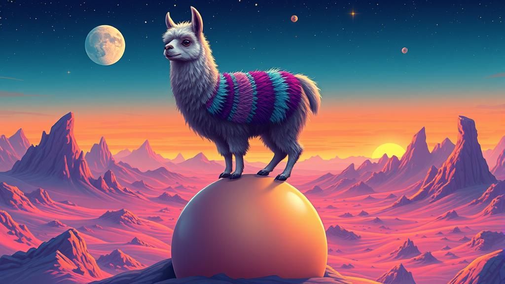 Interdimensional llama