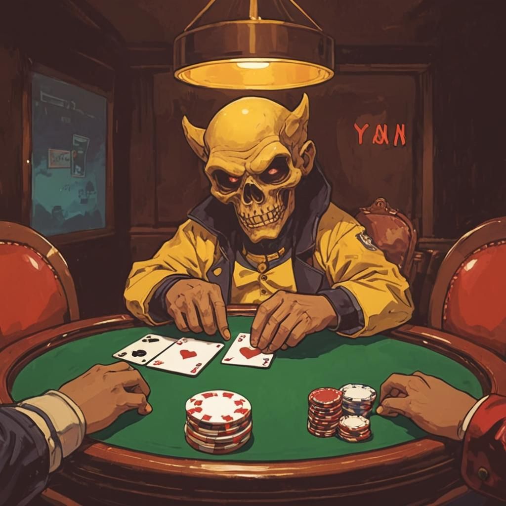 AI Generated Image of Prompt Poker