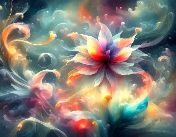 Bejeweled Ethereal Magic Sparkling Watercolor