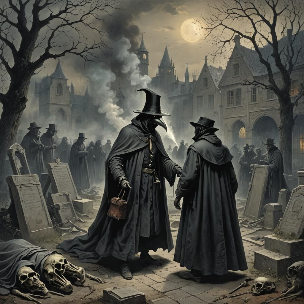 Plague Doctor Uncovers Graveyard Mystery in Haunted Hospital