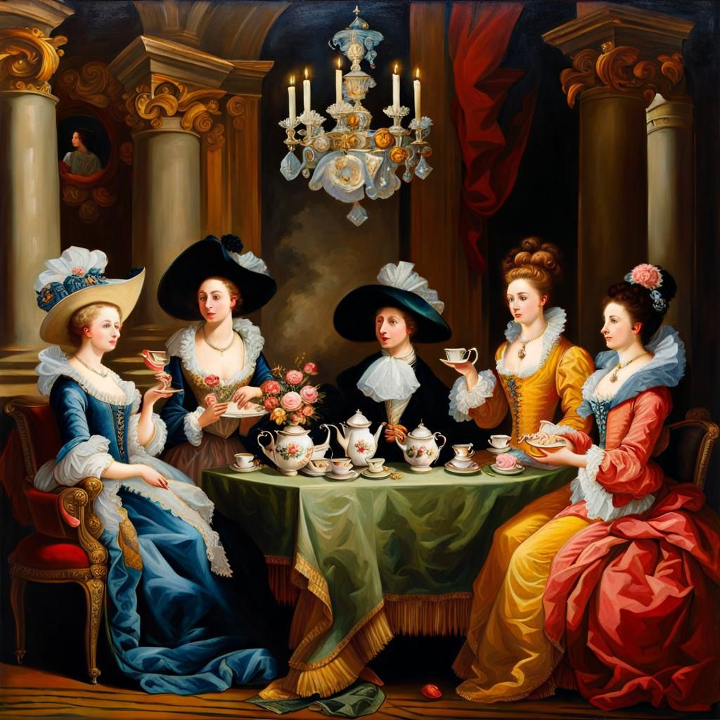Baroque tea-party