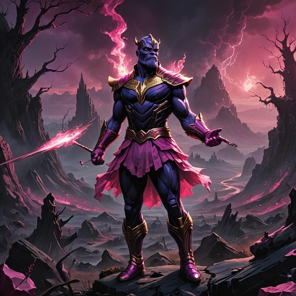 Thanos in Pink Tutu: A Dark Fantasy Horror
