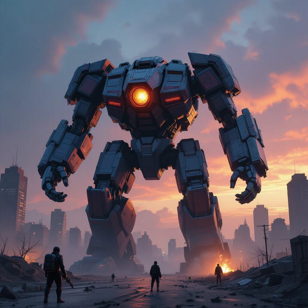 Massive Pacific Rim Jaeger with Chest Cannon