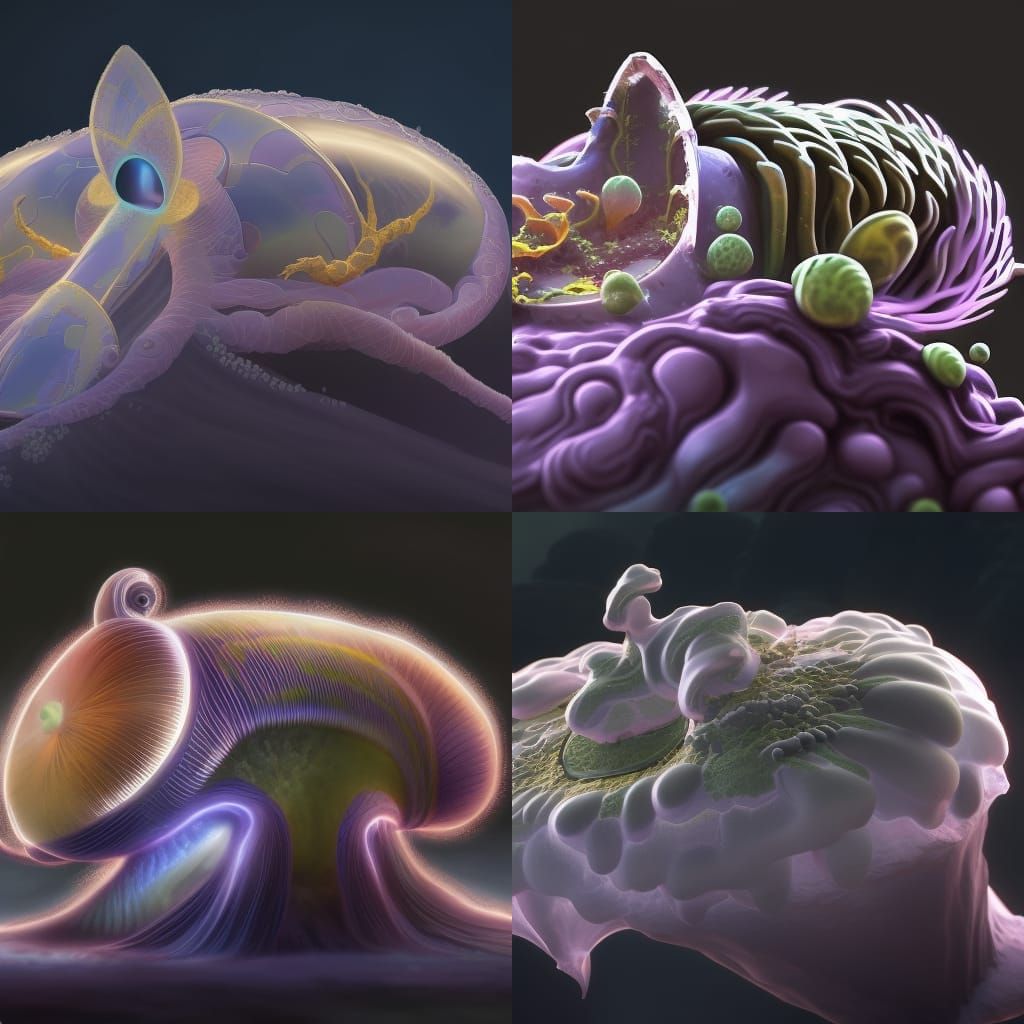 Nudibranch on Coral: Detailed Concept Art