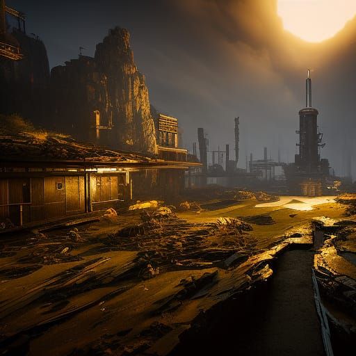 Ominous Abandoned Lab Inspired by H.R. Giger