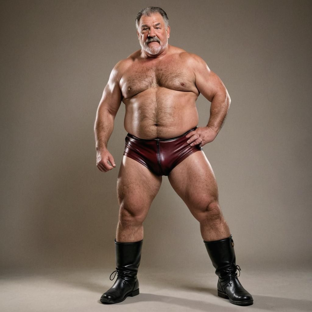 Retro Bodybuilding Icon, 80s Style