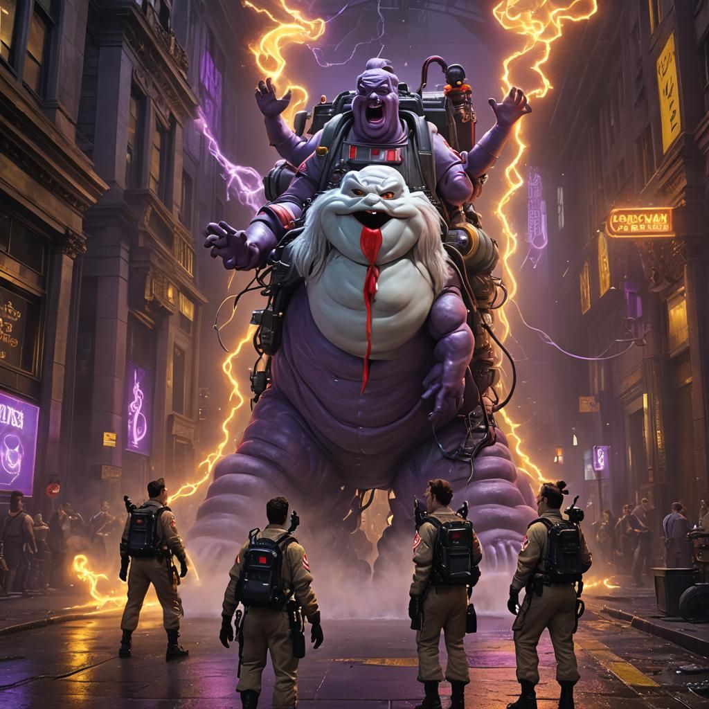 Ghostbusters: A Dark Fantasy Concept Art Masterpiece