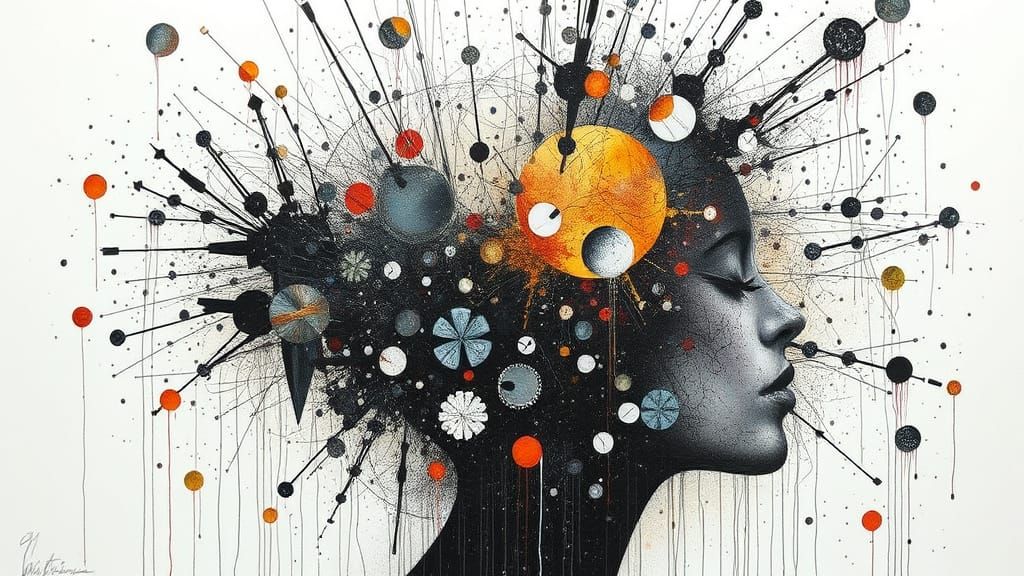 Surrealistic Landscape with Cracked Pathway and Melancholic ...