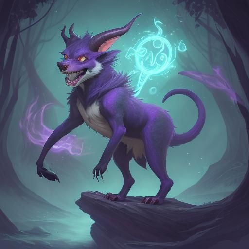 AI Generated Magical Animal Demon