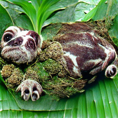 Sloth Frog Generated by AI