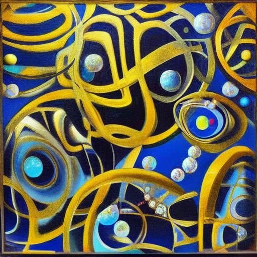 Surreal Melting Ice Cycles in Gold and Silver