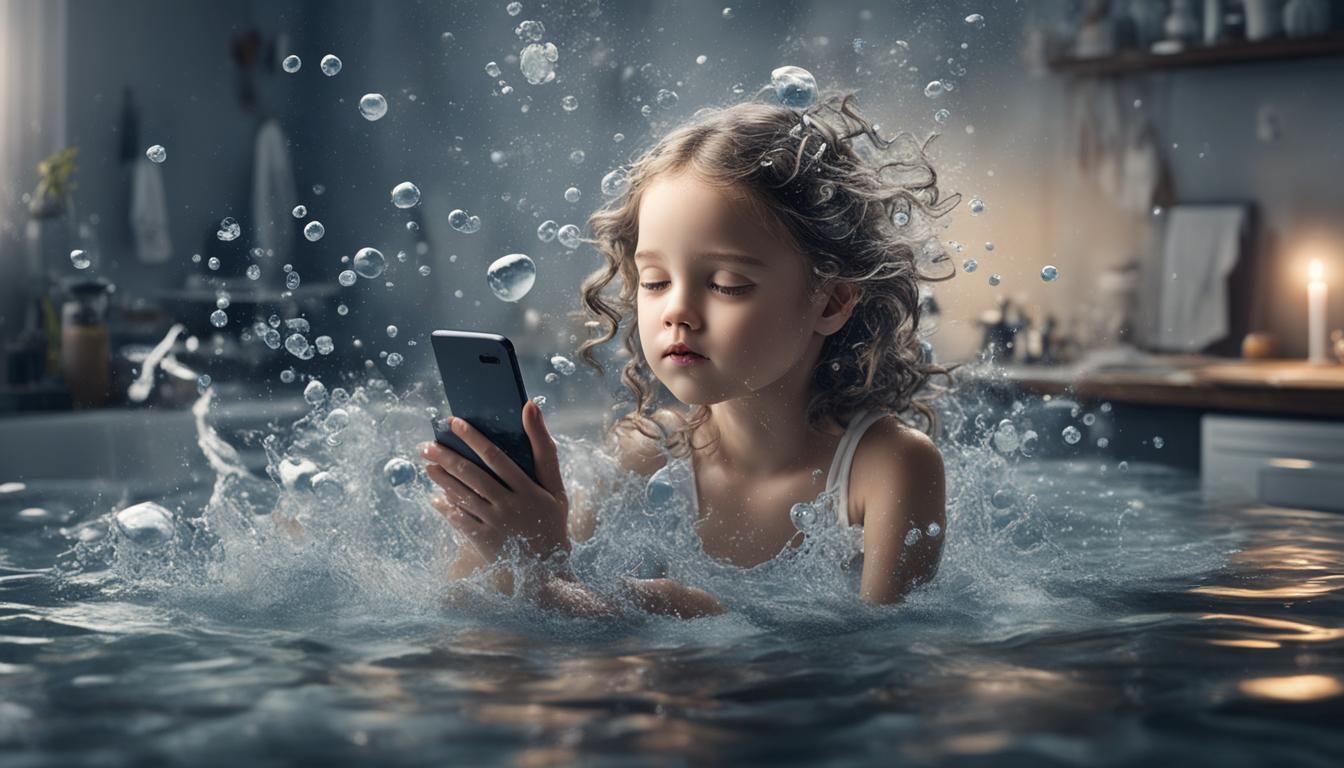 Image: Susan, don't take your smartphone into the bathroom.