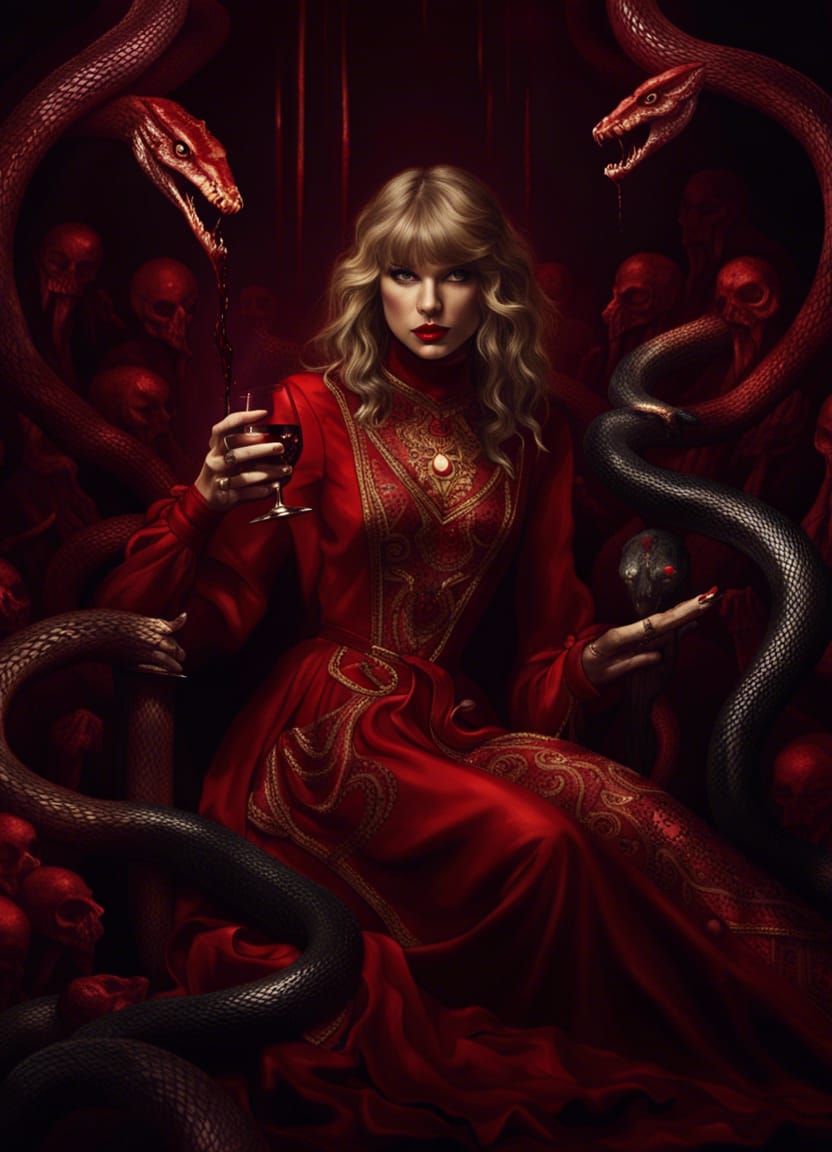 Blood Mage with Snake Servants in 8K