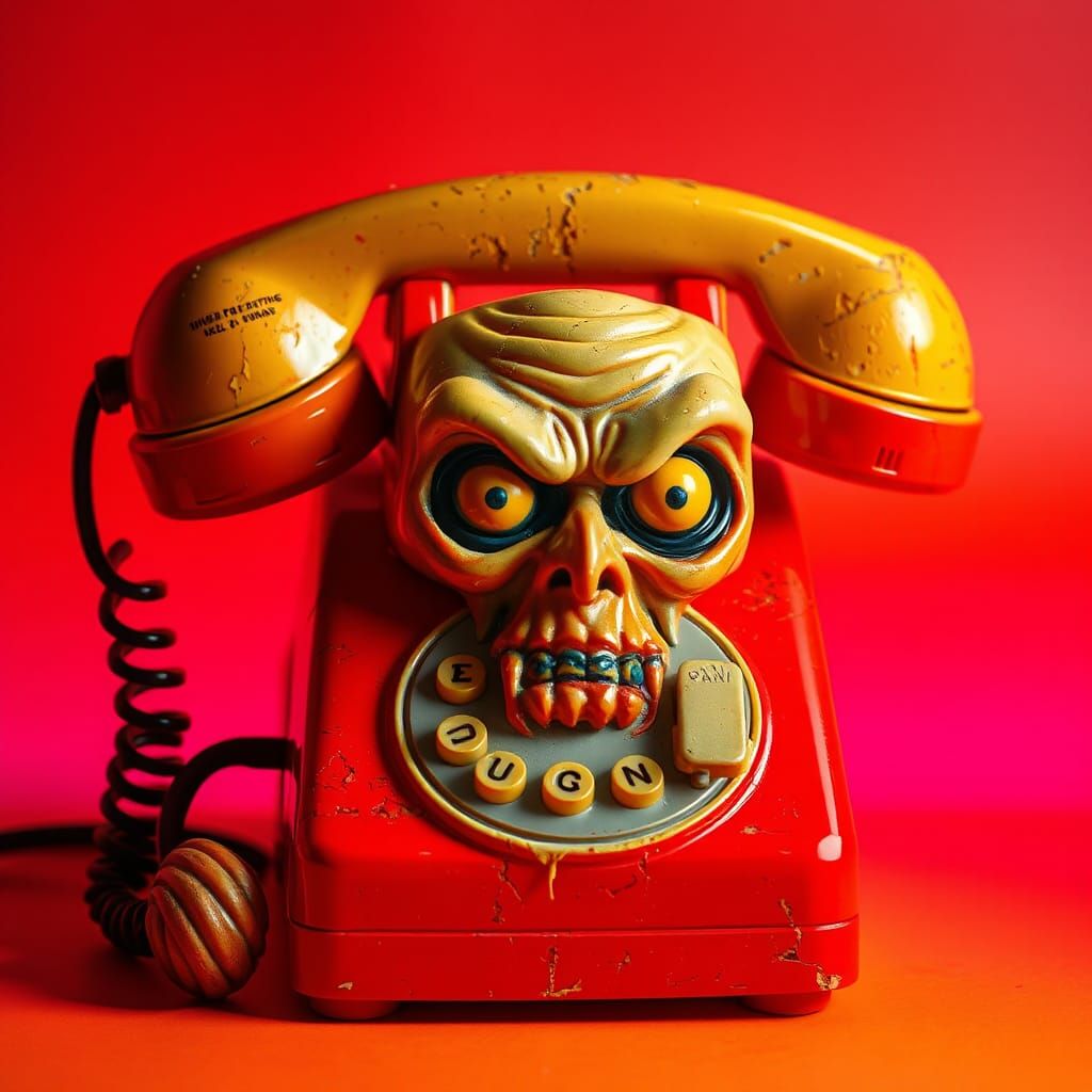 A creepy kids toy phone
