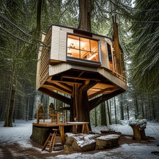 A Master Chef's Whimsical Treehouse Design