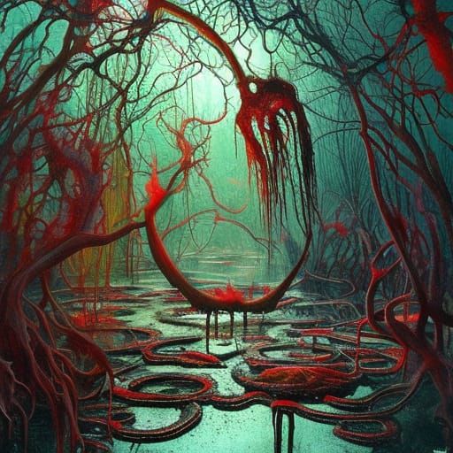 Horrific Chaos Pond in Winter Park