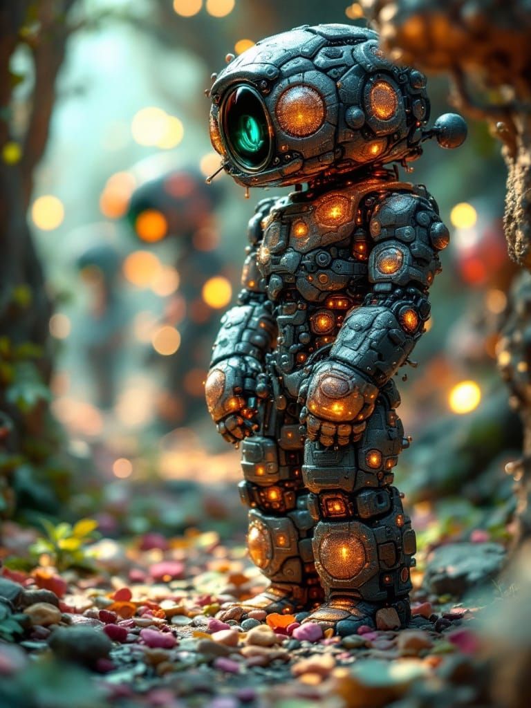 Artitechtural Negativespace Luminodoodleblend Structures wit...