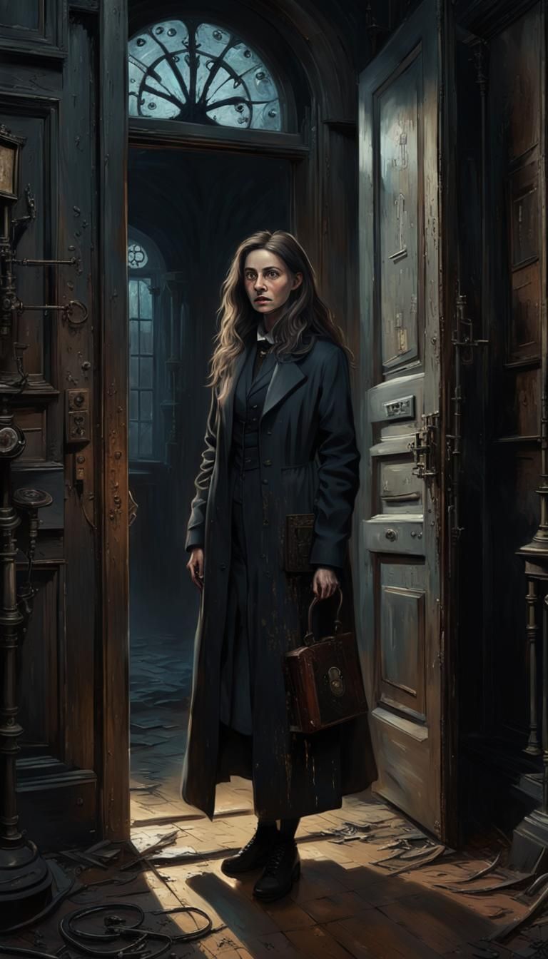 Gothic medical breach:oil on canvas. By Franz von Stuck.