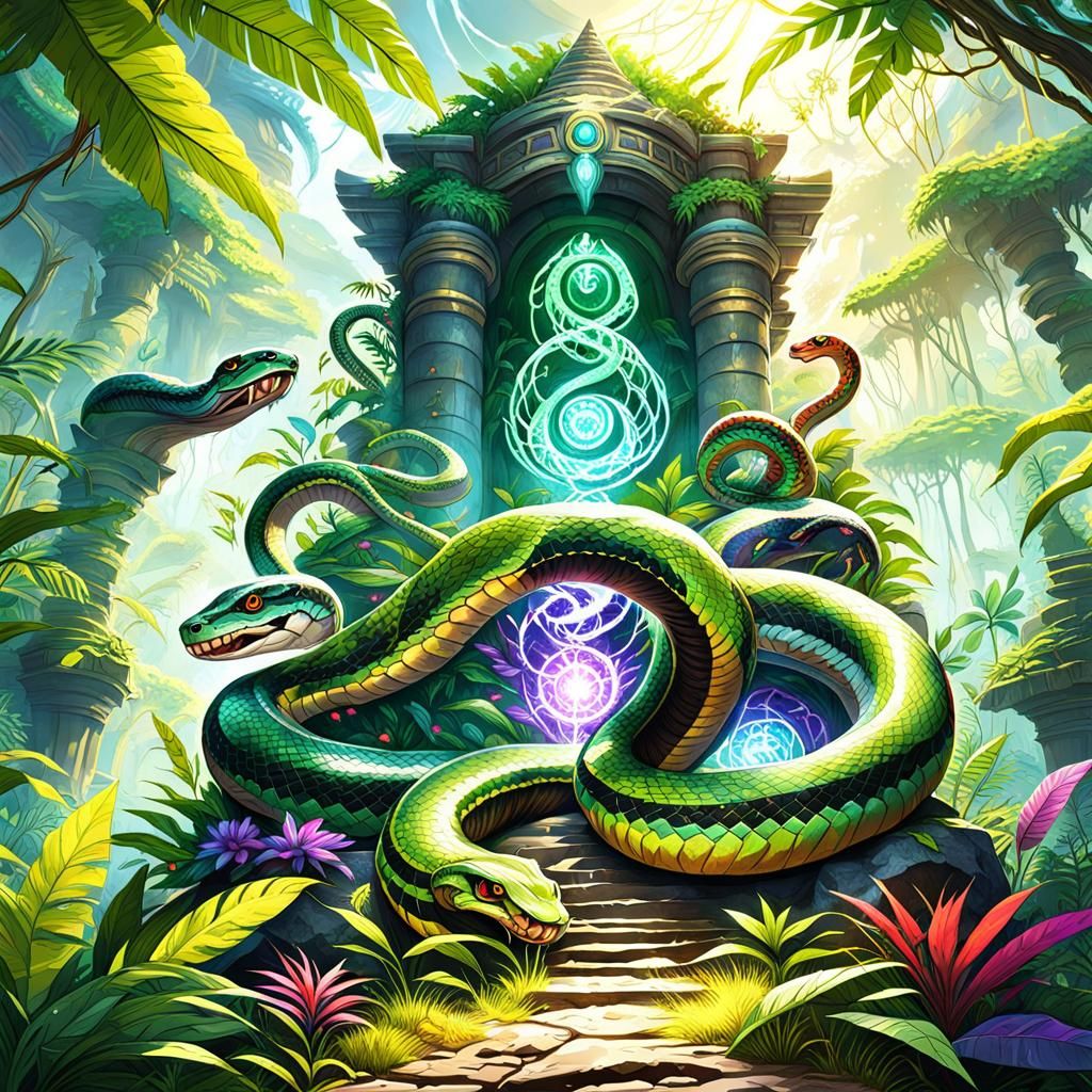 Jungle Temple of Entwined Serpents