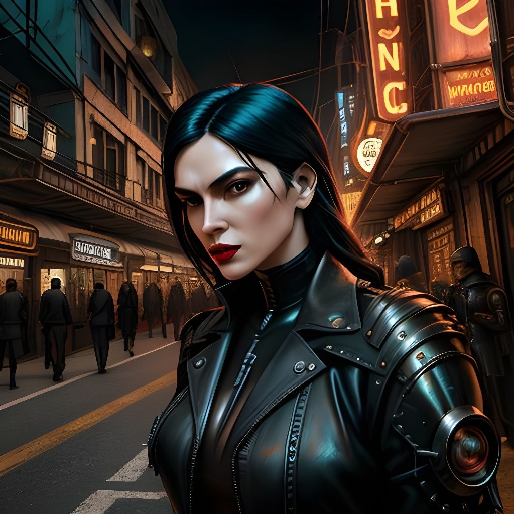 Expressionist Pulp Fantasy in Biopunk Style