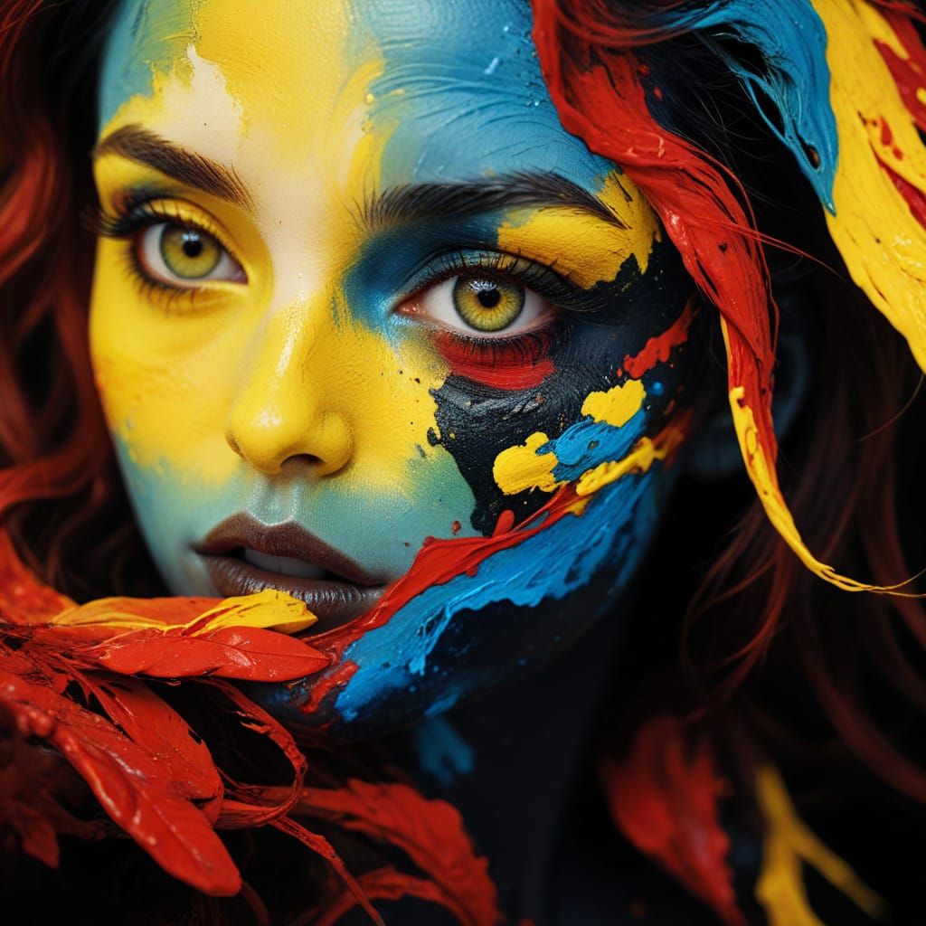 Realistic Portrait of Myrrha with Vibrant Skin Tones