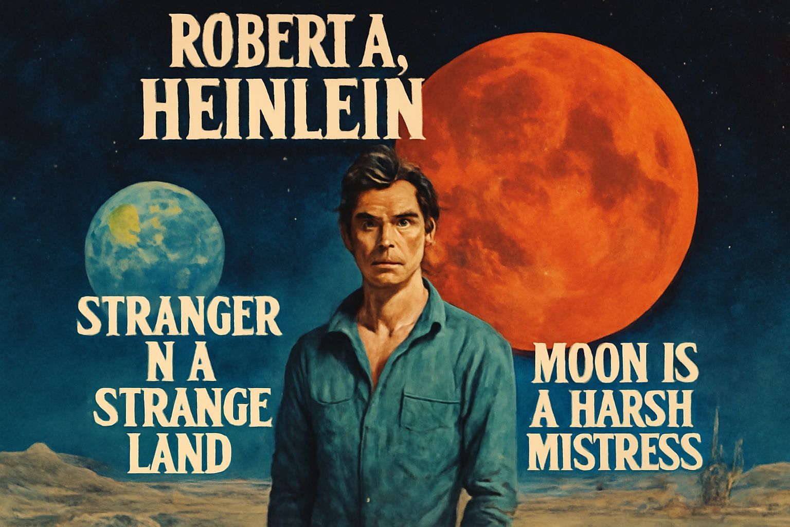 Cosmic Traveler in a Futuristic World; the Moon's Harsh Real...